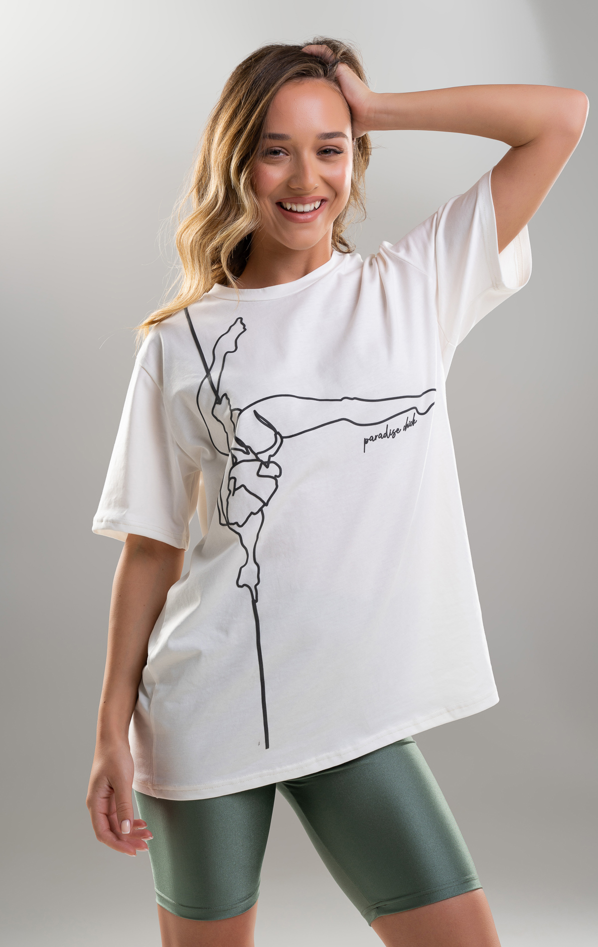 iakovos-04836 SUPREME POLEDANCER T-SHIRT CREME - Image 1