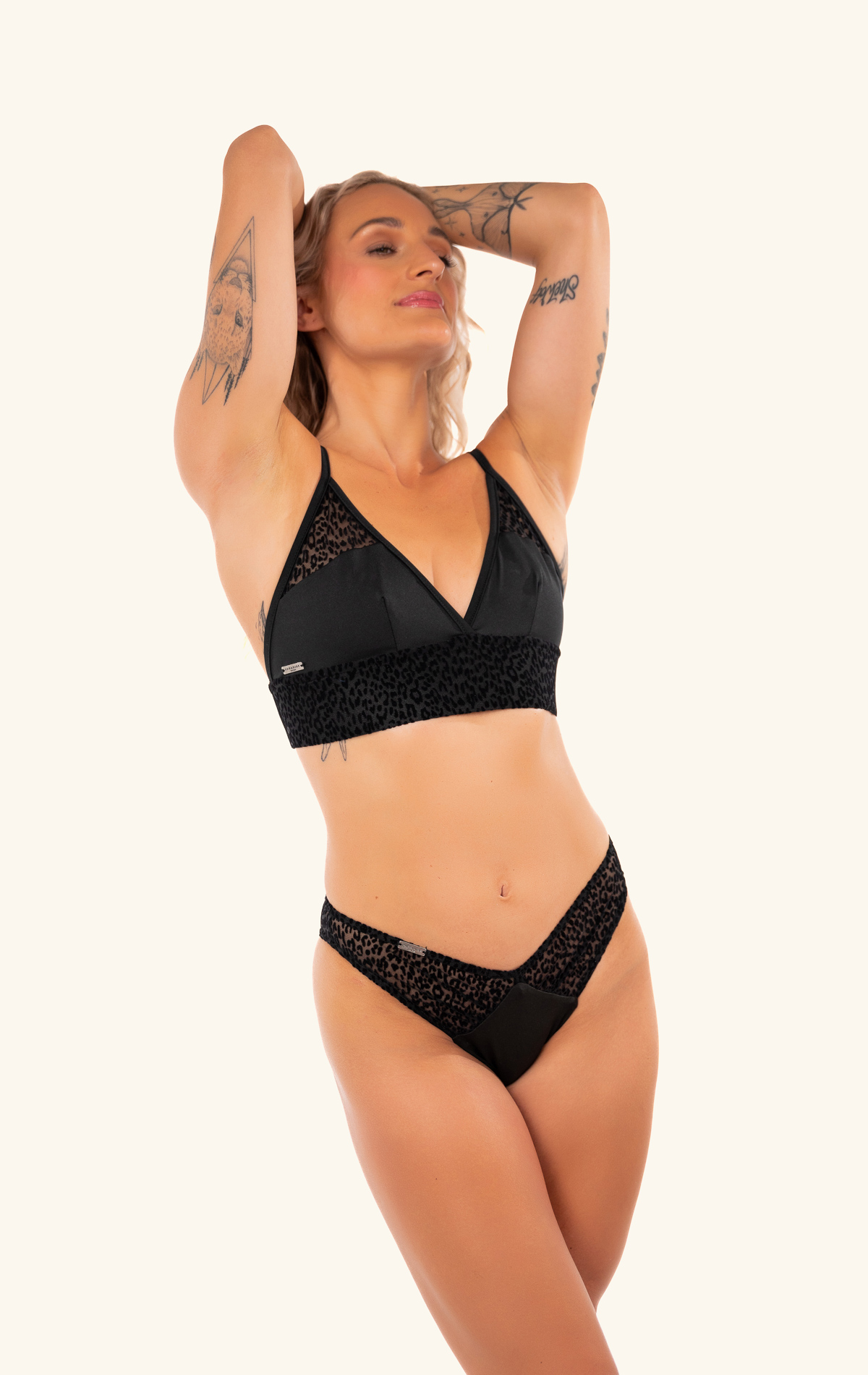 iakovos-02222 SIRÈNE TRIANGLE TOP LEOPARD - Image 1